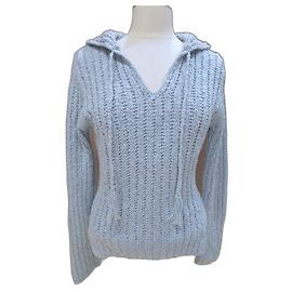 Autre Marque Sweat à capuche en coton bleu Jackpot Bleu