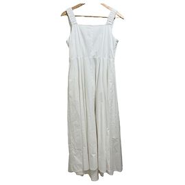 Autre Marque L.elu Maxikleid ohne Ärmel Weiß