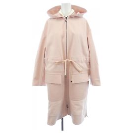 Fendi FF8599 6BZ Cashmere Blend Coat Pink