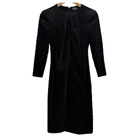 Samtkleid von Giorgio Armani Schwarz