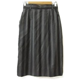 Jupe Midi Rayée Vivienne Westwood Marron Noir