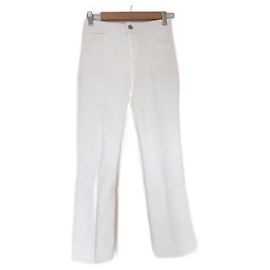 Theory CLASSIC ST DENIM 2 KICK 5 PKT D Denim Pants White