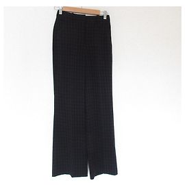 Theory Graph Check Pants Black