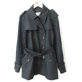 Coach SOLID SHORT TRENCH COAT Trench Coat Blue Navy blue