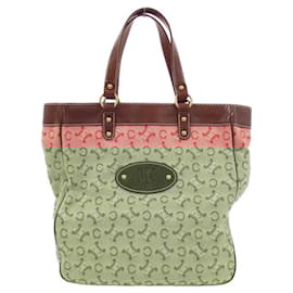 Céline-Celine Canvas Bag-Red,Golden