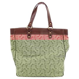 Céline-Celine Canvas Bag-Red,Golden