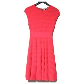 Strickkleid Christian Dior Pink Orange