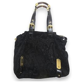 Stella Mc Cartney Borsa Tote Gobelin Stella McCartney Nero Gold hardware