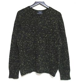 Autre Marque Drumohr Mischgarn Pullover Schwarz Gelb