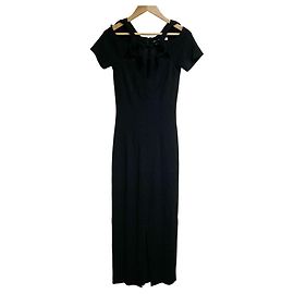 Robe Longue Élastique Emporio Armani Noir