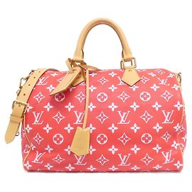 Bolsa Boston Monograma Louis Vuitton Vermelho