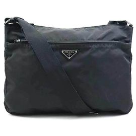 Borsa a Spalla in Nylon Prada Nero