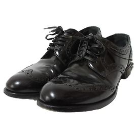 Dolce & Gabbana Dolce&Gabbana Leder Brogue Schuhe Schwarz