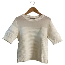 Theory Luxe COTOCO SARAH Pull en maille Blanc