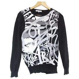 Autre Marque LEONARD SPORT Strickoberteil mit langen Ärmeln Schwarz