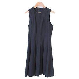 Vestido Flare Polo Ralph Lauren Negro