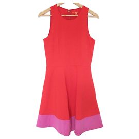 Robe Colorblock en Ponte Stretch Kate Spade Rose Rouge