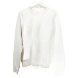 Autre Marque Ron Herman Wool Smooth Knit Pullover Beige