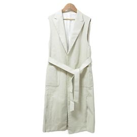 Autre Marque Langer Weste ANAYI MANTECO Beige Roh