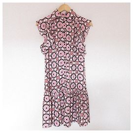 Abito a mosaico floreale Kate Spade Rosa