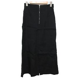 Autre Marque Jupe Longue Élastique ebure Noir
