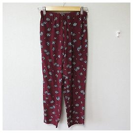 Pantalones Tapered Marni FRANK NAVIN Castaño Burdeos
