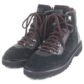 Bally LAUREL Suede Leather Boots Black