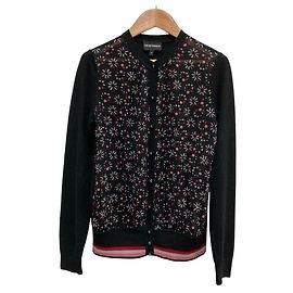 Emporio Armani Strickjacke Schwarz Mehrfarben