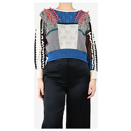 Toga Archives Jersey de punto abstracto - talla UK 8 Multicolor