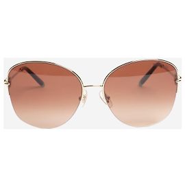 Tiffany & Co Gold square sunglasses Golden
