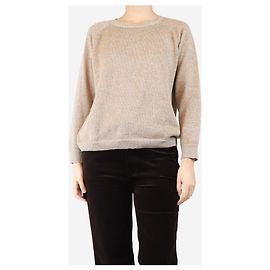 Weekend Max Mara Pull en lurex doré - taille UK 10 Doré