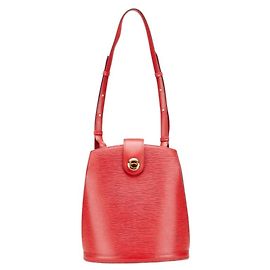 Sac à main épaule Cluny Epi Louis Vuitton Rouge