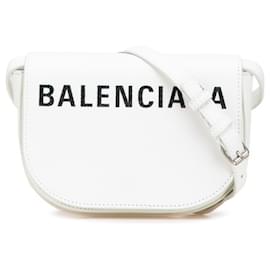 Balenciaga-Balenciaga Ville Day Bag-White