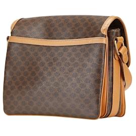 Céline-Celine Macadam Crossbody Shoulder Bag-Brown,Beige