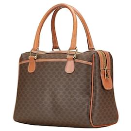 Céline-Celine Macadam Brown Handbag-Brown