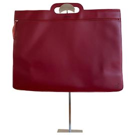 Porte documents Lancel Rouge