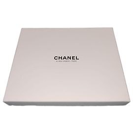 White and black empty box for Chanel fine bag White