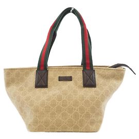 Bolsa Gucci GG Canvas Marrom Bege