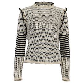 Suéter de rayas de punto Shirin de Ulla Johnson en algodón multicolor Multicolor