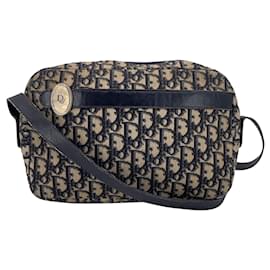 Dior-Dior Vintage Cloth Shoulder Bag Diorissimo-Blue