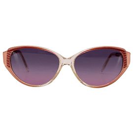 Gafas de sol vintage de plástico Yves Saint Laurent Roja