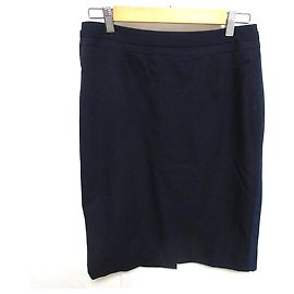 Falda midi Gucci G entrelazada Azul Azul marino