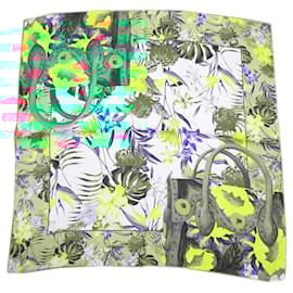 Autre Marque-Carving Tribes Grace Continental Tropical Scarf Rayon Scarf Limited-Multiple colors,Green