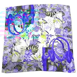 Autre Marque-Carving Tribes Grace Continental Tropical Scarf Scarf (Limited)-Blue,Multiple colors