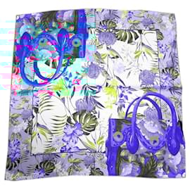 Autre Marque-Carving Tribes Tropical Scarf Scarf Limited-Blue,Multiple colors