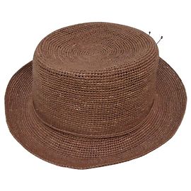 Autre Marque Raffia-Hut TOMMY von Helen Kaminski Braun