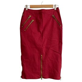 Gonna Midi Moschino Jeans Rosso