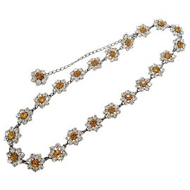 Collier Chaîne Fleur Dolce & Gabbana Autre Orange
