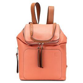 Mochila Goya Small Anagram Loewe en piel de ternera rosa Rosa