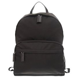 Mochila de nylon preta Prada Preto
